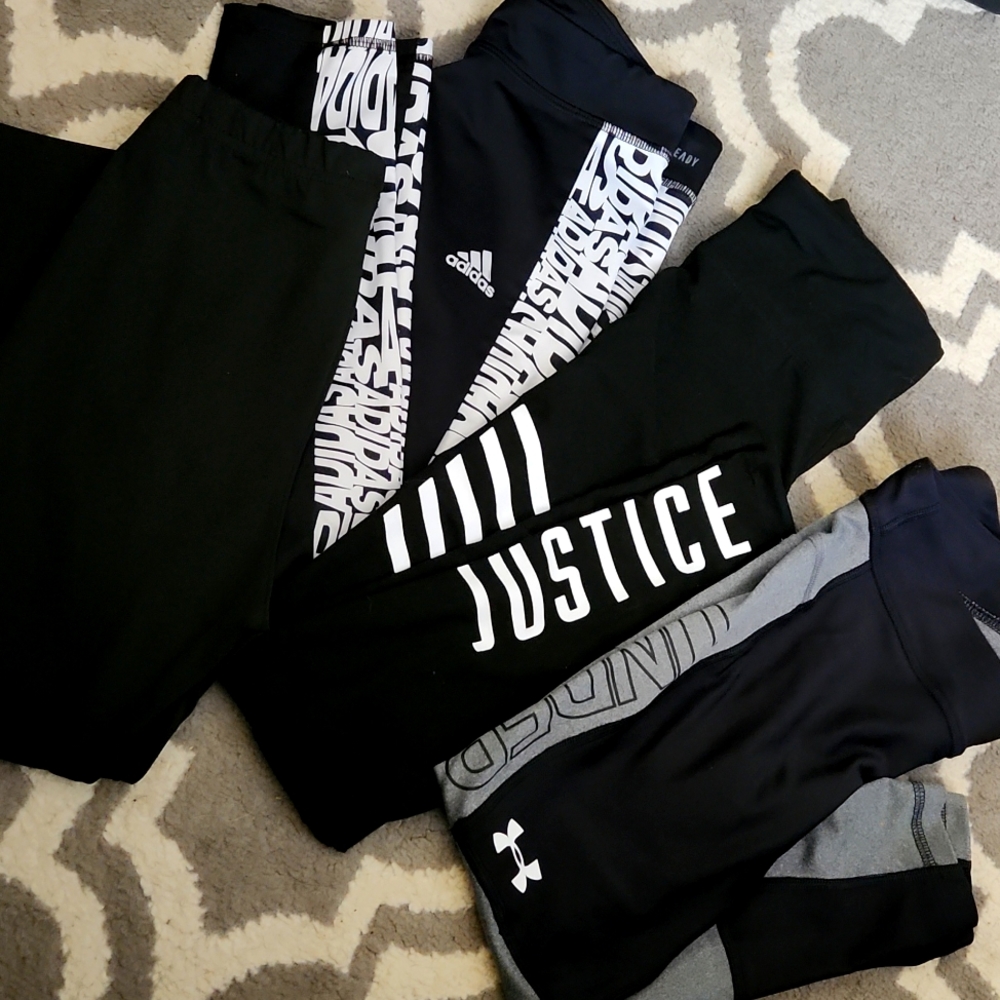 4 pairs Girls Leggings/Capri